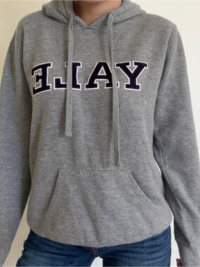 Gray Yale Hoodie